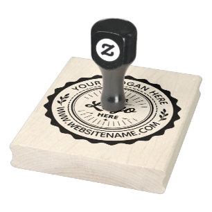 Custom Logo Personalised Business Branding Seal Rubber Stamp