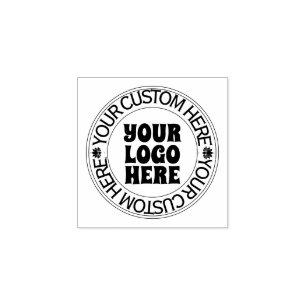 Custom Logo Personalised Business Elegante Trends Rubber Stamp
