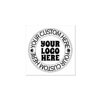 Custom Logo Personalised Business Elegante Trends Rubber Stamp
