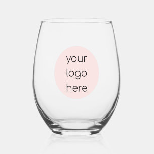 Custom Logo Personalised Stemless Stemless Wine Glass