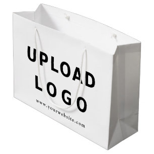 Custom Logo Personalized Business Modern Large Gift Bag