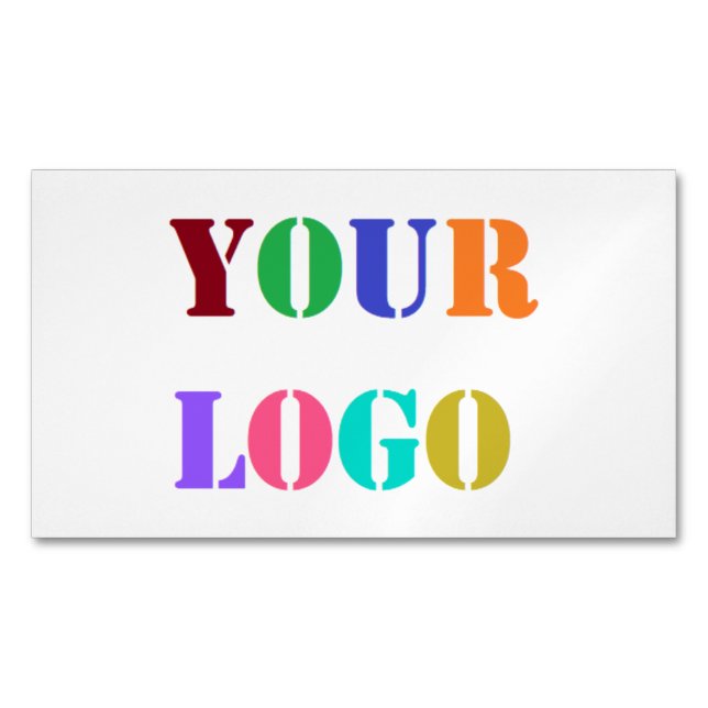 Custom Logo Photo Business Card Magnet Promotional (Front)