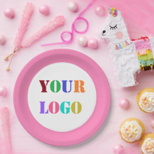 Custom Logo Photo Colours Paper Plates Promotional