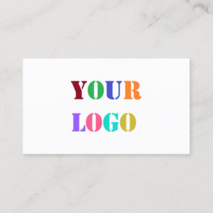 Custom Logo Photo Company Promotional Personalized Calling Card