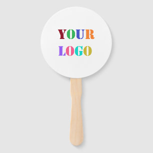 Custom Logo Photo Hand Fan Business Promotional