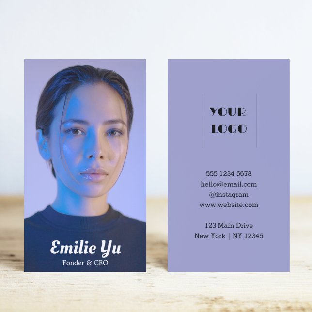 Custom Logo & Photo Influencer Modelling Purple  (Creator Uploaded)