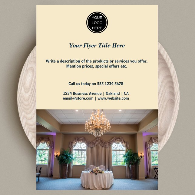 Custom Logo & Photo l Marketing Promotional  Flyer (Creator Uploaded)