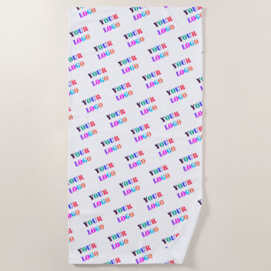 Custom Logo Photo Promotional Personalised Modern Beach Towel