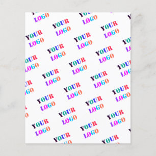Custom Logo Photo Promotional Personalised Modern Flyer