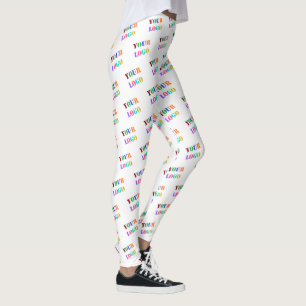 Custom Logo Photo Promotional Personalised Modern  Leggings