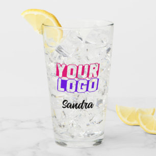Custom Logo Pint Glass with Your Logo And Name