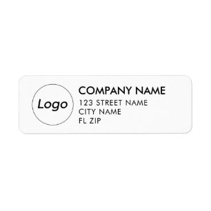 Custom Logo Professional Business Return Address