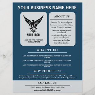 Custom Logo Professional New Business Advertising Flyer