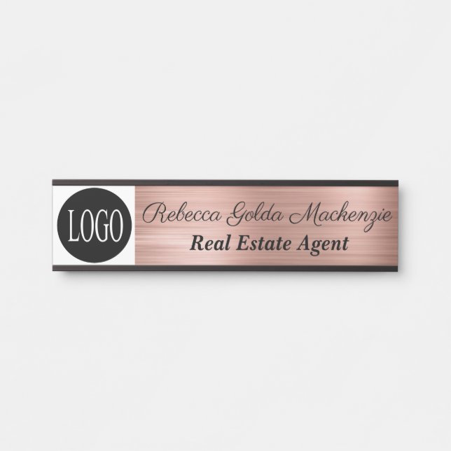 Custom Logo Professional Office Door Sign (Front)