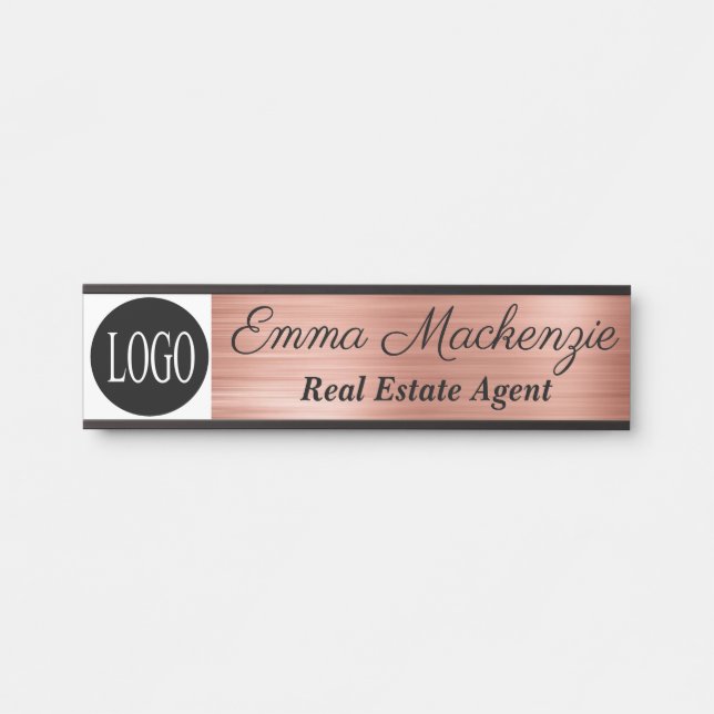 Custom Logo Professional Office Door Sign (Front)