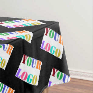 Custom Logo Promotional Branded Tablecloth Example