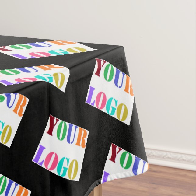 Custom Logo Promotional Branded Tablecloth Example (In Situ)
