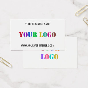 Custom Logo Promotional Business Card Template