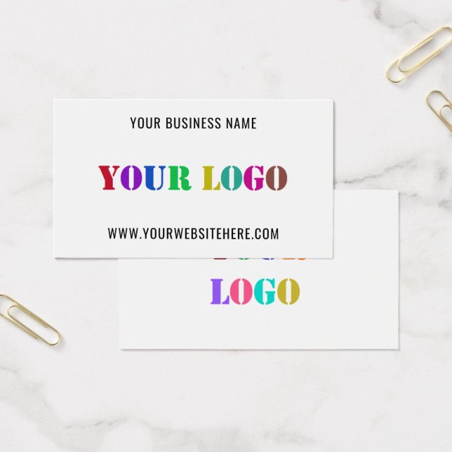 Custom Logo Promotional Business Card Template (Office)