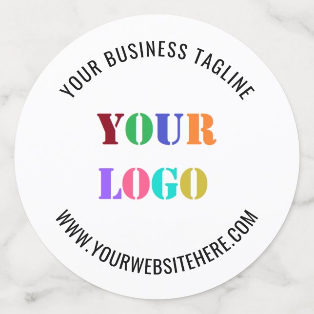 Custom Logo Promotional Business Confetti Template (Large Back)