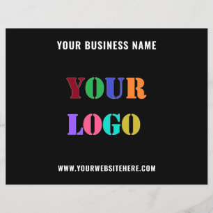 Custom Logo Promotional Business Flyer Your Colour