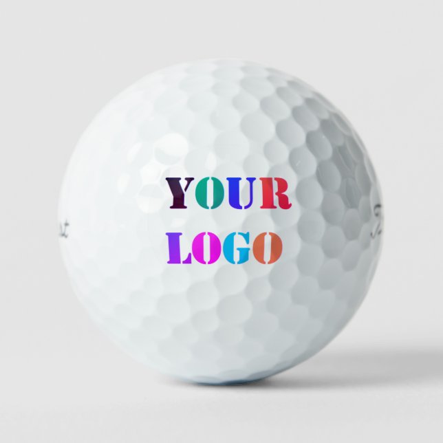 Custom Logo Promotional Business Golf Balls (Front)