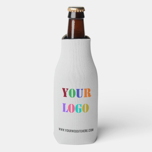Custom Logo Promotional Business Personalised - Bottle Cooler (Bottle Front)
