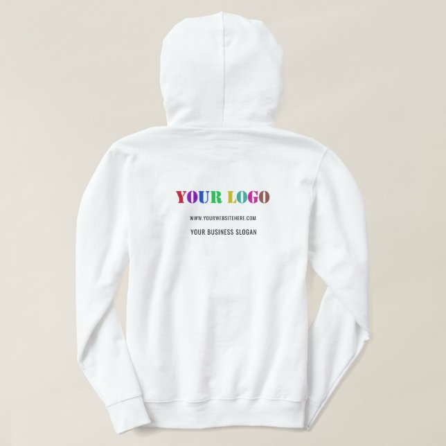 Custom Logo Promotional Business Personalised  Hoodie (Design Back)