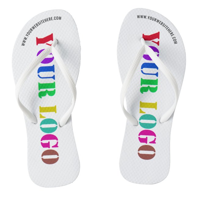 Custom Logo Promotional Business Personalised Jandals (Footbed)