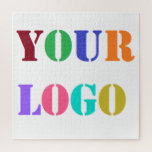 Custom Logo Promotional Business Personalised  Jigsaw Puzzle<br><div class="desc">Custom Logo Business Personalised  - Add Your Logo / Image - Resize and move elements with customisation tool. Choose / add your favourite background colour !</div>