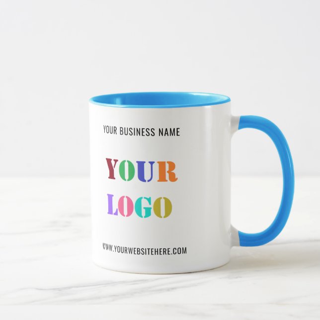 Custom Logo Promotional Business Personalised  Mug (Right)