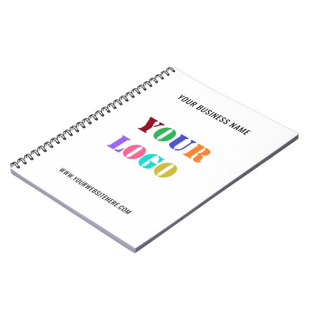 Custom Logo Promotional Business Personalised Notebook (Left Side)