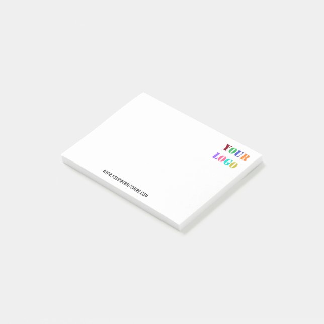 Custom Logo Promotional Business Personalised - Post-it Notes (Angled)
