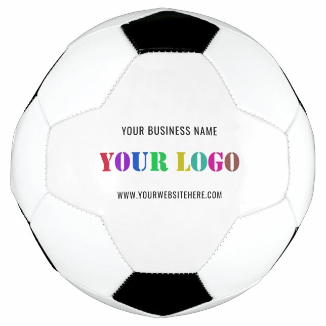 Custom Logo Promotional Business Personalised - Soccer Ball (Front)