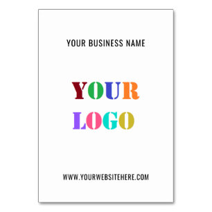 Custom Logo Promotional Business Personalised Table Number