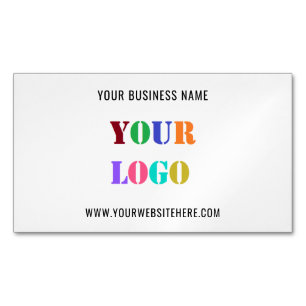 Custom Logo Promotional Company Personalised Magnetic Business Card