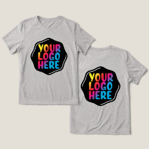 Custom Logo Promotional Shirt Business Staff Tee