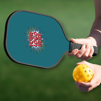 Custom Logo Promotional Teal Pickleball Paddle