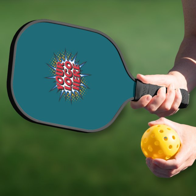 Custom Logo Promotional Teal Pickleball Paddle (Creator Uploaded)