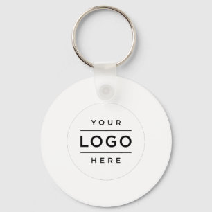 Custom Logo & QR Code Business Key Ring