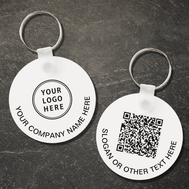 Custom Logo QR Code Promotional Key Ring (Creator Uploaded)