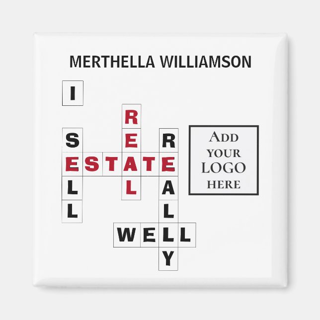 Custom LOGO Realtor Real Estate Magnet (Front)