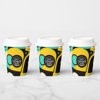 Custom Logo Retro Paper Cup 8oz