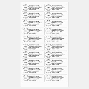 Custom Logo Return Address Waterproof Business