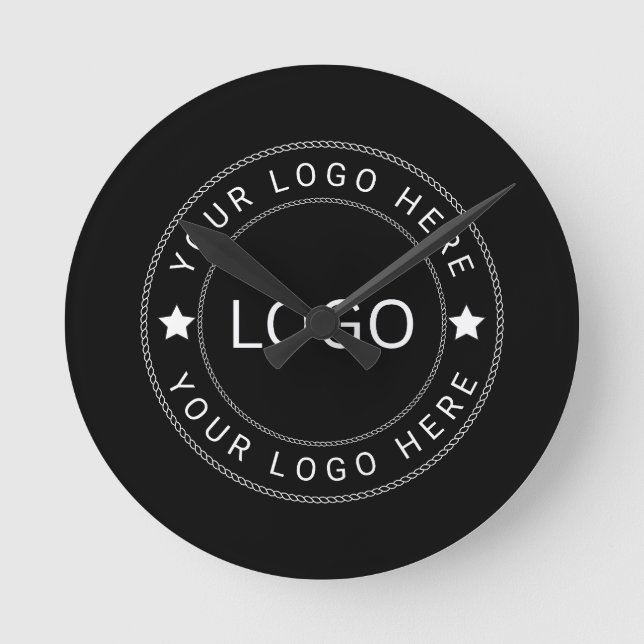 Custom Logo Round Clock (Front)