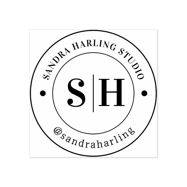Custom Logo Rubber Stamp For Business (Imprint)