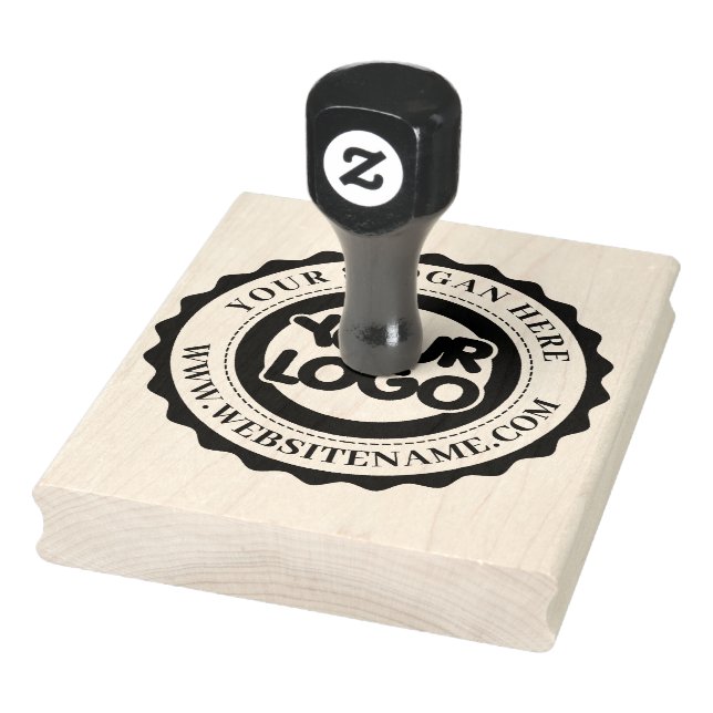 Custom Logo Rubber Stamp – Personalised (Stamp)