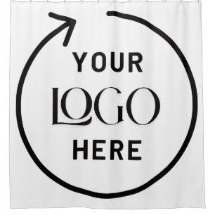 Custom Logo Shower Curtain