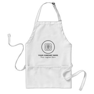 Custom Logo & Slogan Design for Business Promo Standard Apron