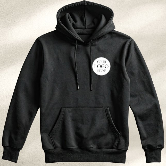 Custom Logo Small Business Employee Worker Simple Hoodie (Creator Uploaded)